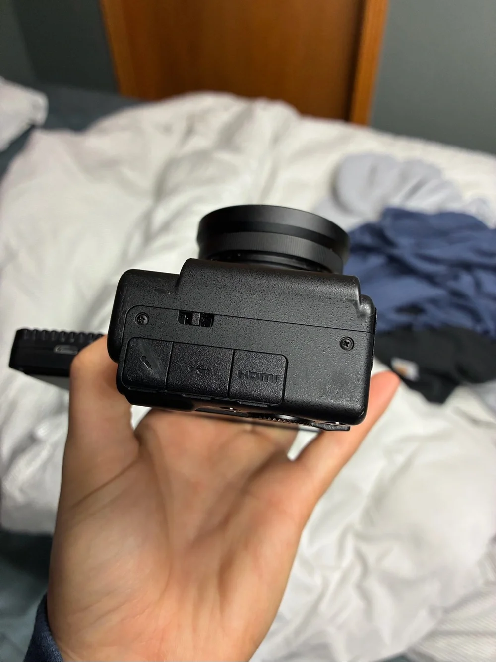 Sony ZV1F Black Compact Digital Camera with Camera LED Light